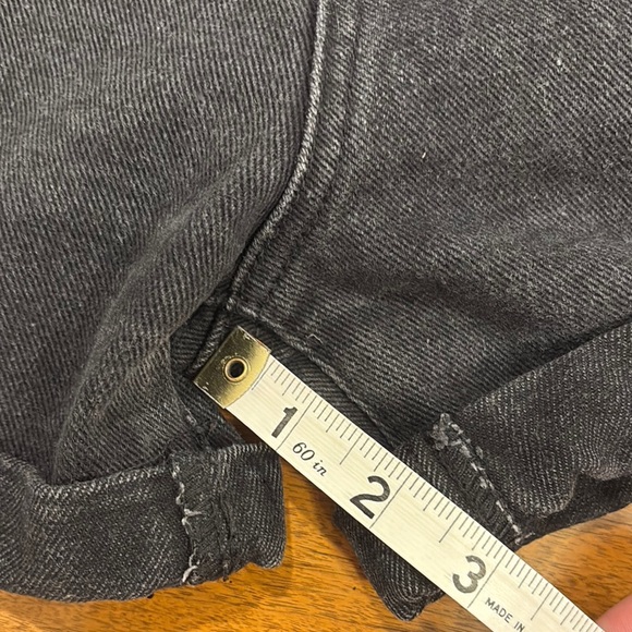 Princess Polly Black Jean Shorts - Picture 7 of 7